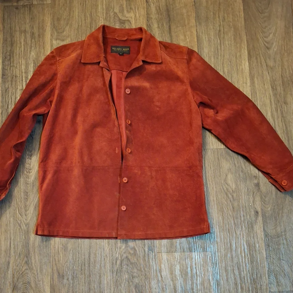 Vintage Golden Bear San Francisco Red Leather Jacket. - Picture 5 of 15